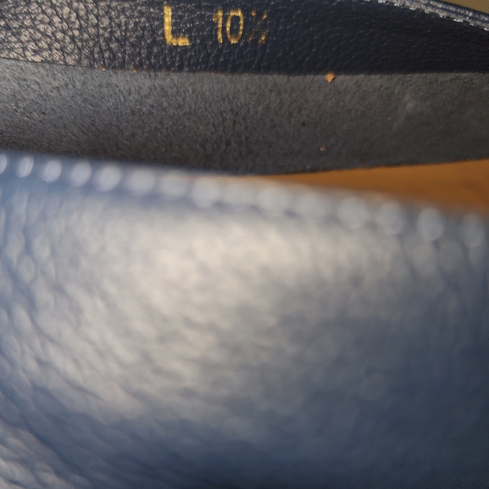 Everlane The Day Glove Italian Leather Black Size 10.5 Blue
